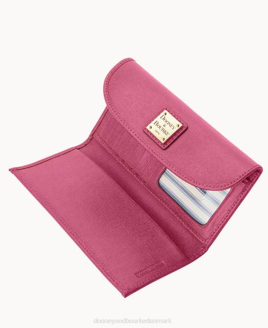 Dooney & Bourke saffiano kontinental clutch JV0J4846 tilbehør tranebær