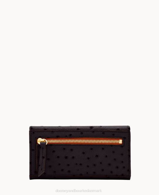 Dooney & Bourke struds kontinental clutch JV0J4112 tilbehør sort