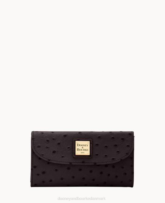 Dooney & Bourke struds kontinental clutch JV0J4113 tilbehør sort