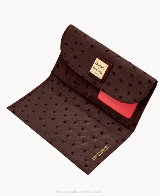 Dooney & Bourke struds kontinental clutch JV0J4114 tilbehør brun tmoro