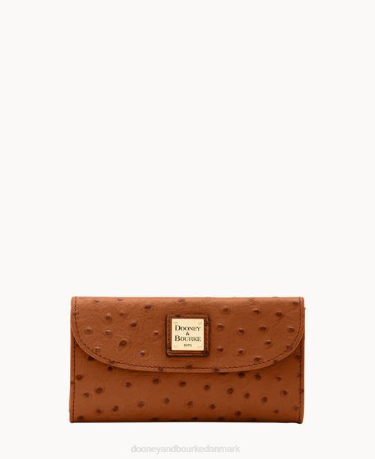 Dooney & Bourke struds kontinental clutch JV0J4115 tilbehør karamel