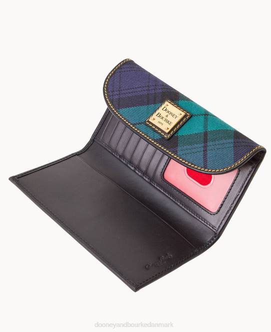 Dooney & Bourke tartan kontinental clutch JV0J4534 tilbehør flåde
