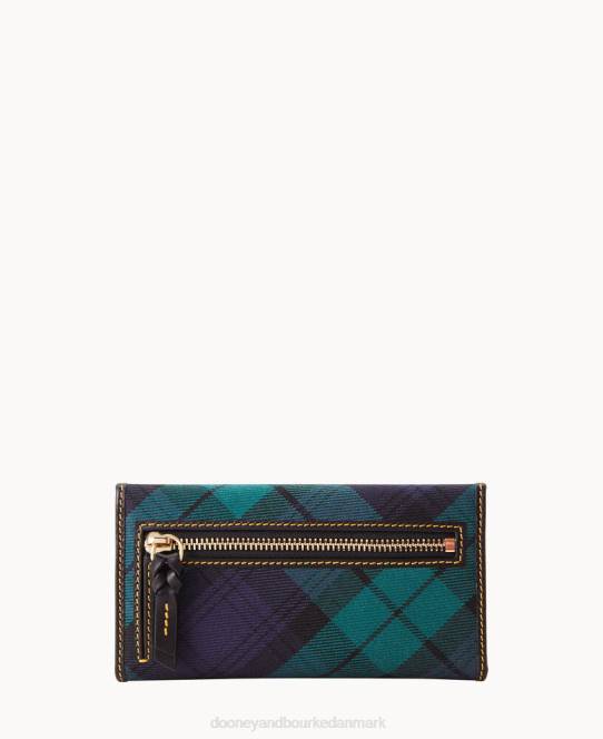 Dooney & Bourke tartan kontinental clutch JV0J4534 tilbehør flåde