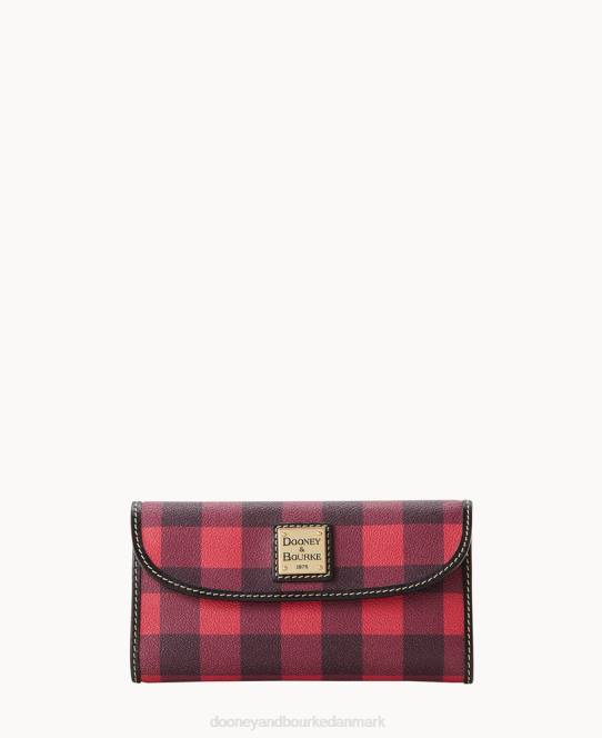 Dooney & Bourke tucker kontinental kobling JV0J4806 tilbehør rød