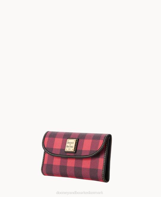 Dooney & Bourke tucker kontinental kobling JV0J4806 tilbehør rød