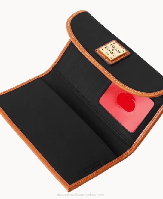 Dooney & Bourke wexford læder kontinental clutch JV0J4525 tilbehør sort