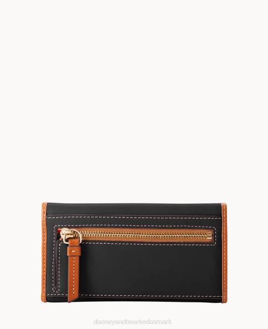 Dooney & Bourke wexford læder kontinental clutch JV0J4525 tilbehør sort