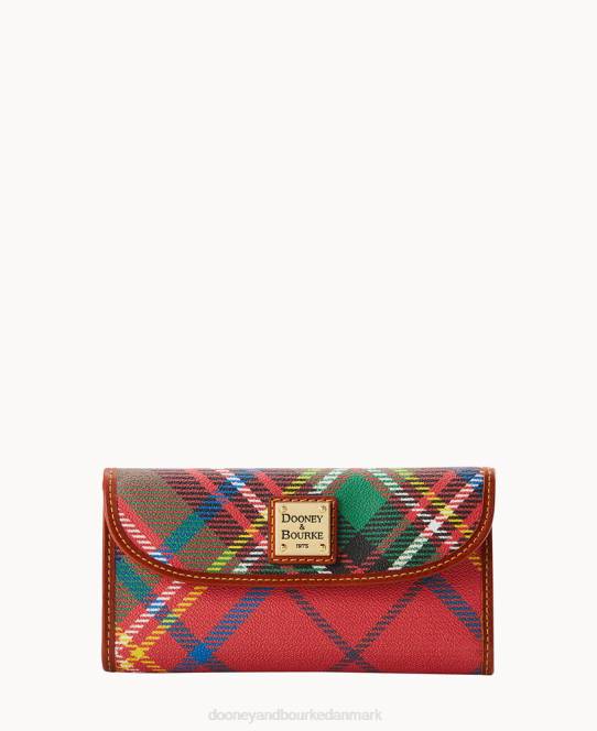 Dooney & Bourke windsor kontinental kobling JV0J4809 tilbehør rød