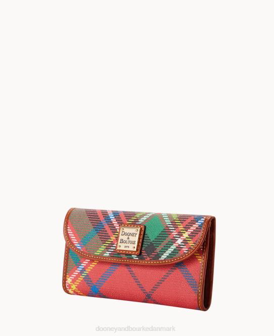 Dooney & Bourke windsor kontinental kobling JV0J4809 tilbehør rød