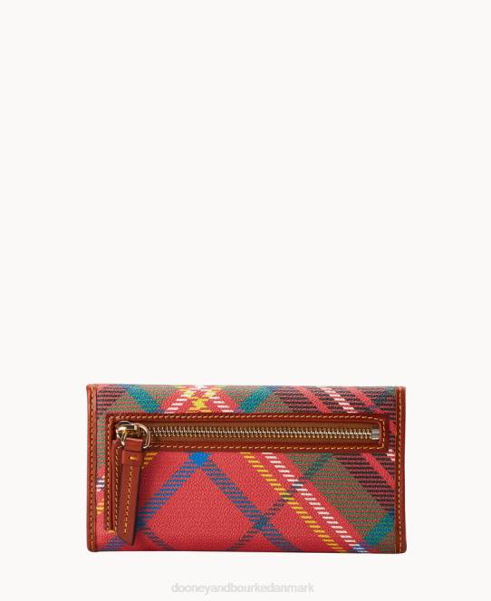 Dooney & Bourke windsor kontinental kobling JV0J4809 tilbehør rød