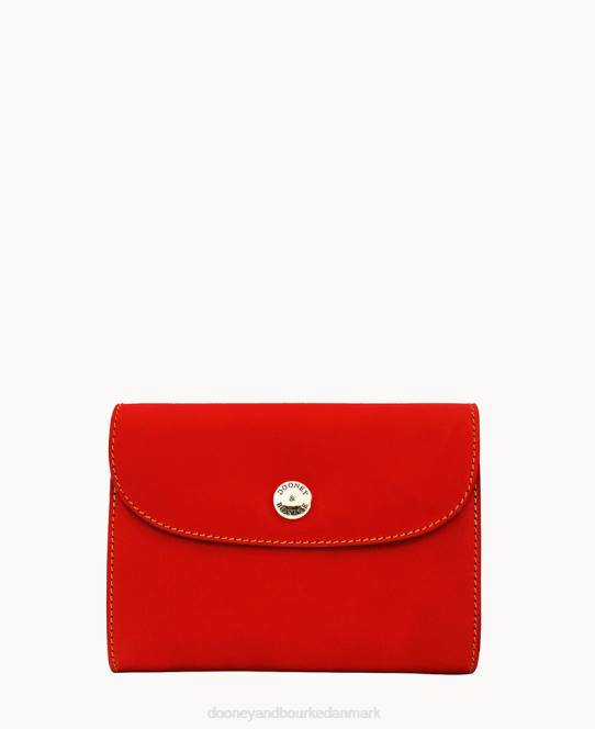 Dooney & Bourke alto aftagelig kreditkortpung JV0J4147 tilbehør rød