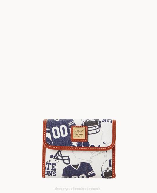 Dooney & Bourke collegiate penn state flap kreditkort pung JV0J4613 tilbehør Penn State University