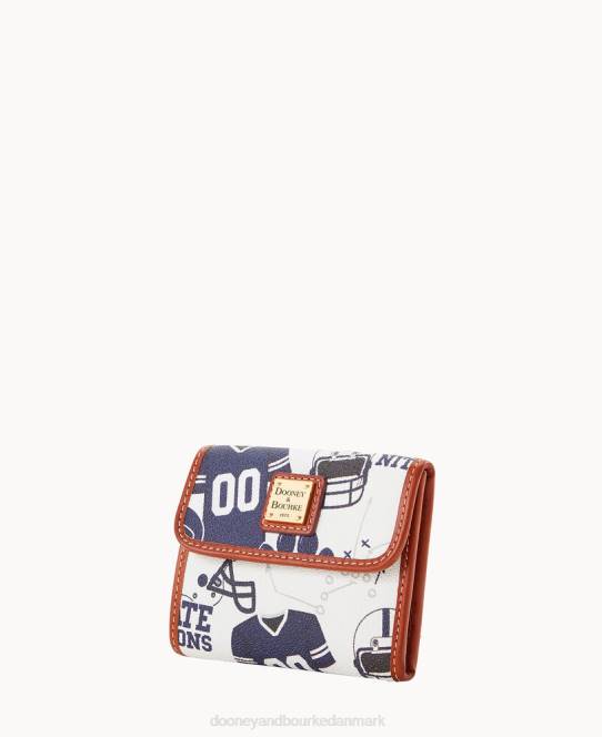 Dooney & Bourke collegiate penn state flap kreditkort pung JV0J4613 tilbehør Penn State University