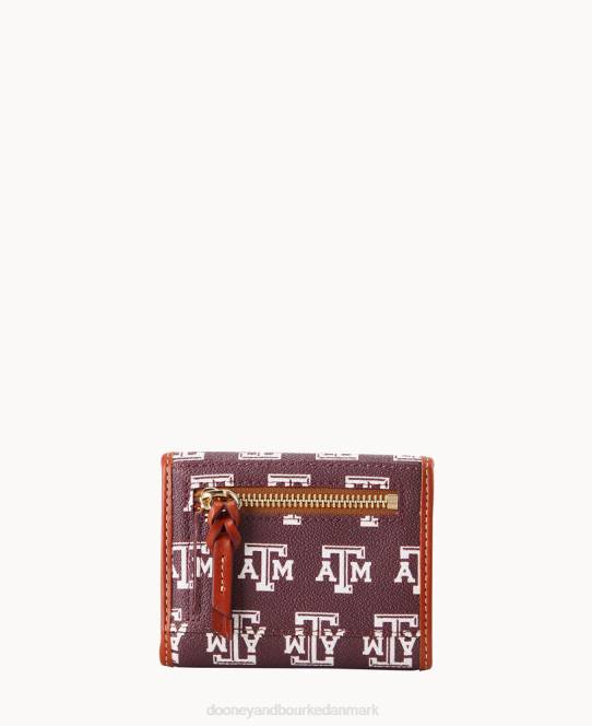 Dooney & Bourke collegiate texas achr(38)m flap kreditkort pung JV0J4748 tilbehør texas a&m