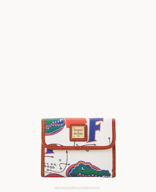 Dooney & Bourke collegiate university of florida flap kreditkort tegnebog JV0J4626 tilbehør universitetet i florida