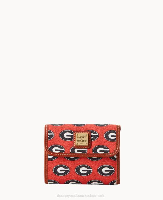 Dooney & Bourke collegiate university of georgia flap kreditkort tegnebog JV0J4612 tilbehør u af georgien