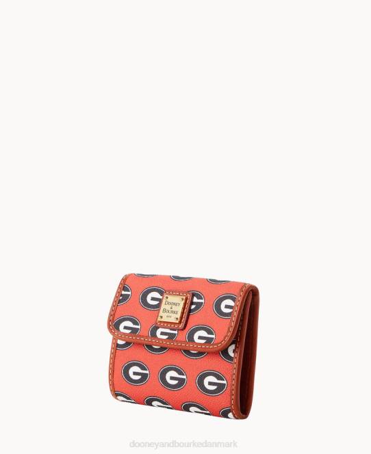 Dooney & Bourke collegiate university of georgia flap kreditkort tegnebog JV0J4612 tilbehør u af georgien