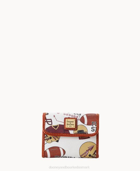 Dooney & Bourke kollegial flap kreditkort pung JV0J4622 tilbehør florida stat