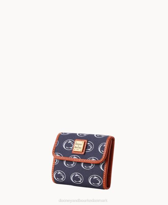 Dooney & Bourke kollegial flap kreditkort pung JV0J4749 tilbehør penn stat