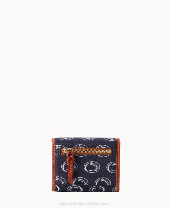 Dooney & Bourke kollegial flap kreditkort pung JV0J4749 tilbehør penn stat