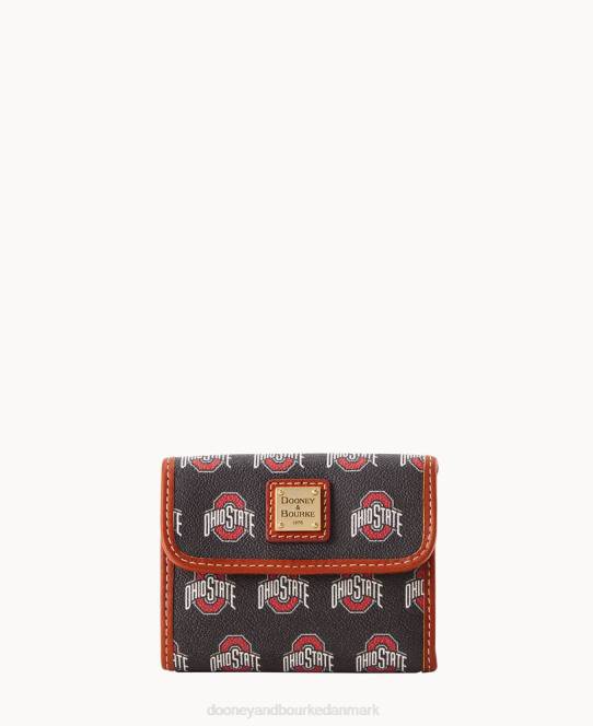 Dooney & Bourke kollegial flap kreditkort pung JV0J4750 tilbehør ohio stat