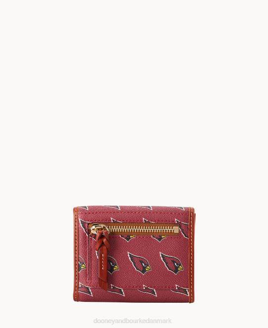 Dooney & Bourke nfl az flap kreditkort pung JV0J4742 tilbehør kardinaler