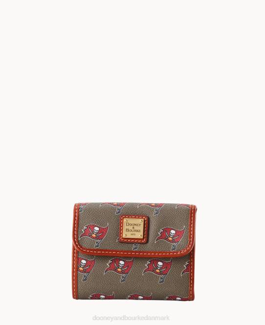 Dooney & Bourke nfl flap kreditkort pung JV0J4584 tilbehør buccaneers