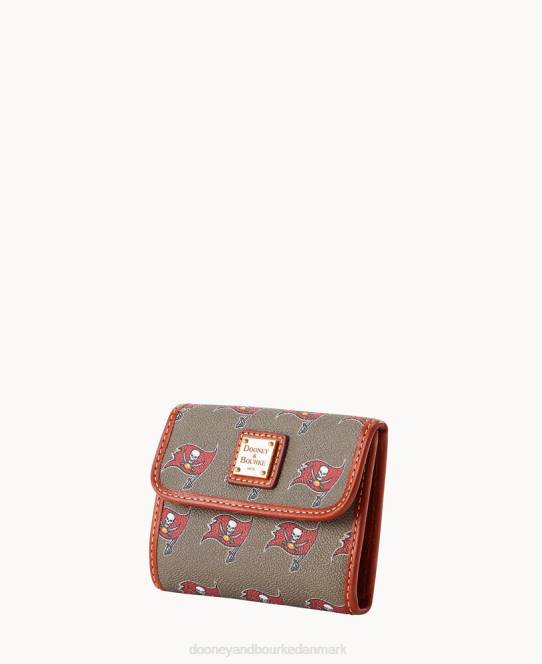 Dooney & Bourke nfl flap kreditkort pung JV0J4584 tilbehør buccaneers