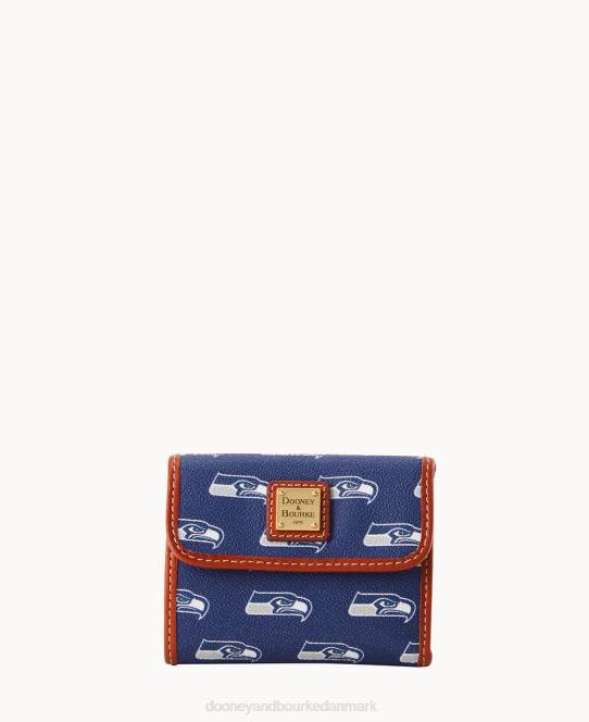 Dooney & Bourke nfl flap kreditkort pung JV0J4744 tilbehør havhøge