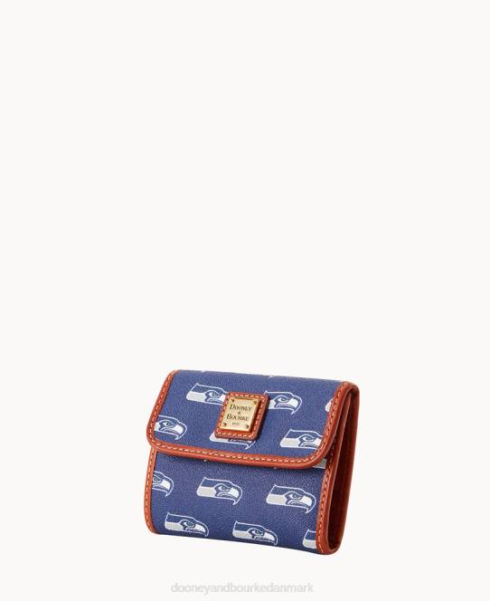 Dooney & Bourke nfl flap kreditkort pung JV0J4744 tilbehør havhøge