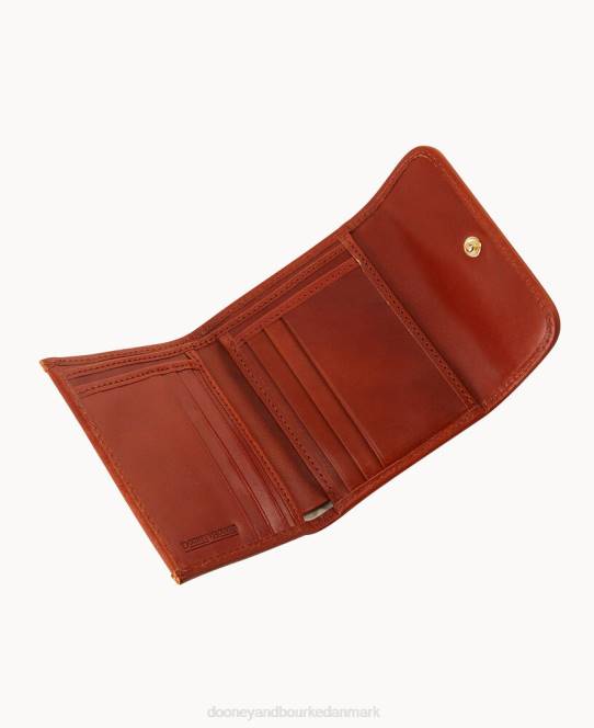 Dooney & Bourke nfl flap kreditkort pung JV0J4797 tilbehør brune