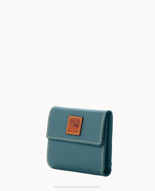 Dooney & Bourke småsten med lille flap kreditkort pung JV0J4102 tilbehør krikand
