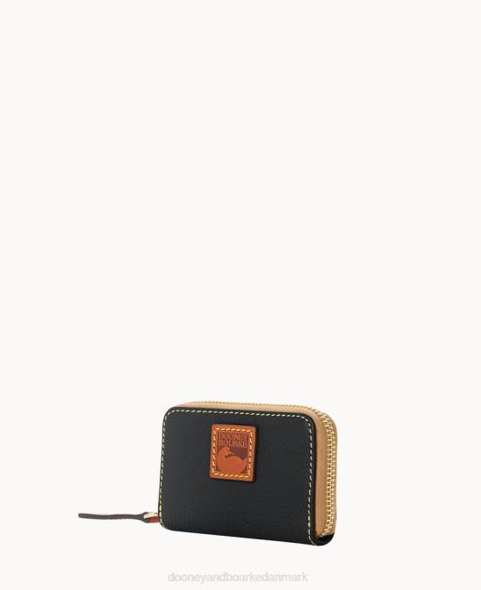 Dooney & Bourke småstens lynlås omkring kreditkortetui JV0J4053 tilbehør sort