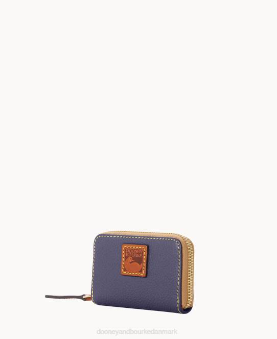 Dooney & Bourke småstens lynlås omkring kreditkortetui JV0J4059 tilbehør midnatsblå