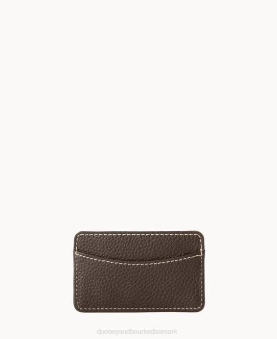 Dooney & Bourke visitkortetui med småsten JV0J4695 tilbehør brun tmoro