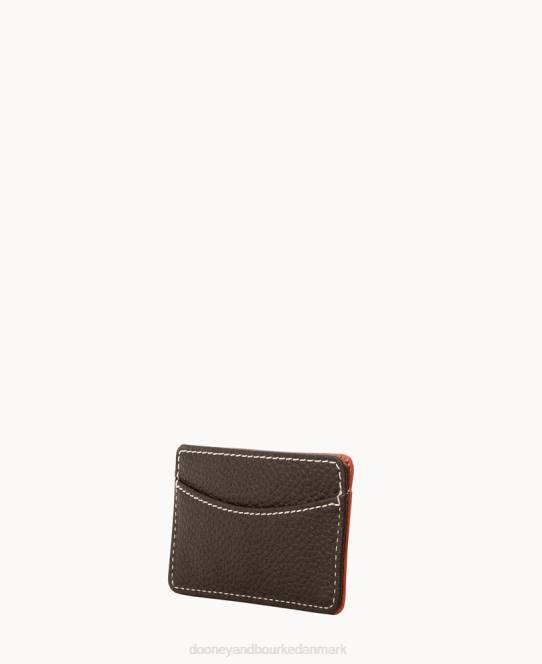 Dooney & Bourke visitkortetui med småsten JV0J4695 tilbehør brun tmoro