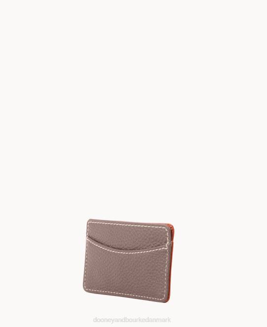 Dooney & Bourke visitkortetui med småsten JV0J4698 tilbehør taupe