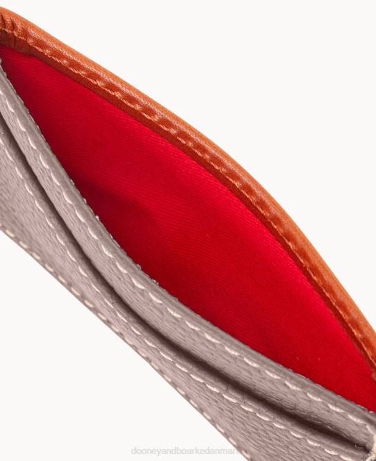 Dooney & Bourke visitkortetui med småsten JV0J4698 tilbehør taupe