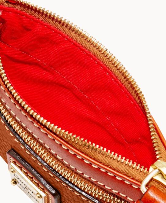 Dooney & Bourke småstens mønthylster JV0J4660 tilbehør karamel