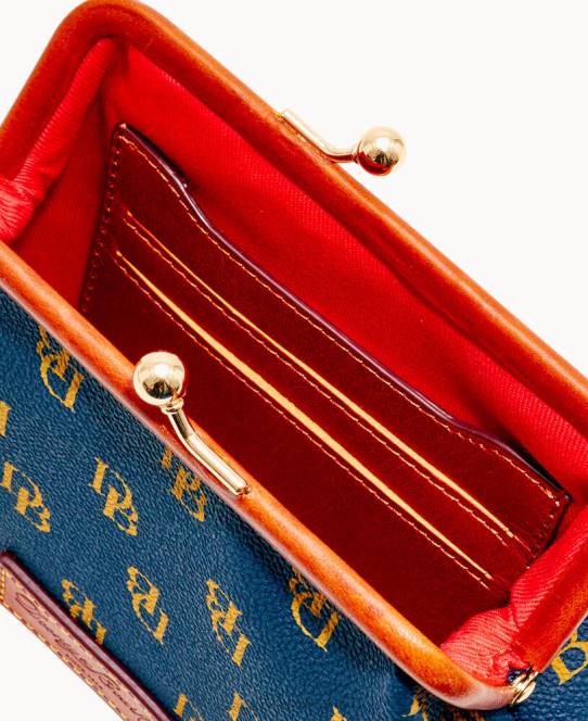 Dooney & Bourke Gretta pung med stor ramme JV0J4706 tilbehør flåde