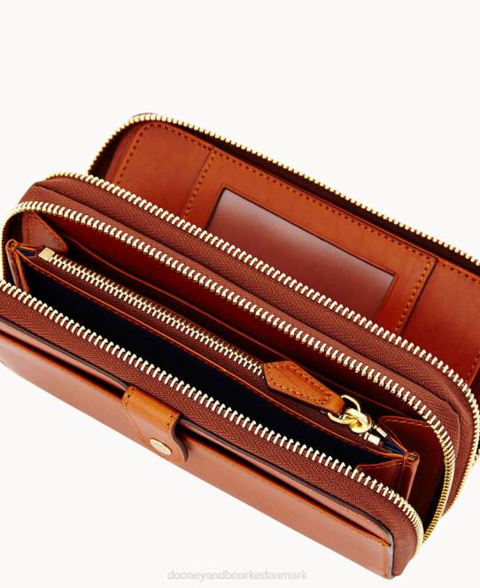 Dooney & Bourke alto stor dobbelt lynlåsorganisator JV0J4151 tilbehør sadel