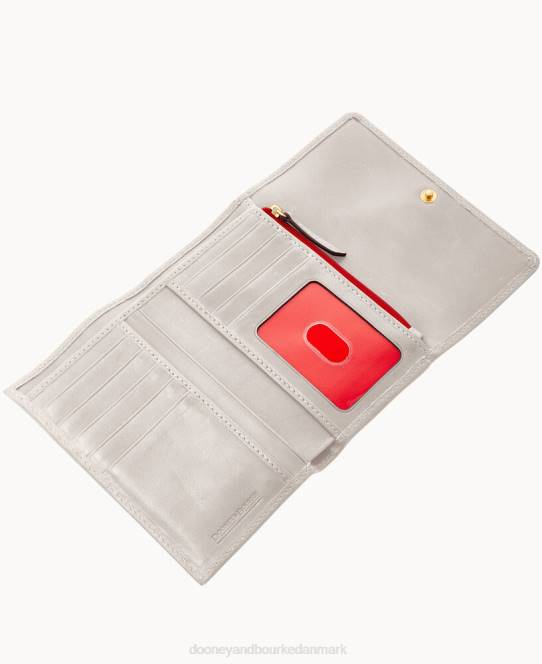 Dooney & Bourke florentinsk flap pung JV0J4110 tilbehør ecru