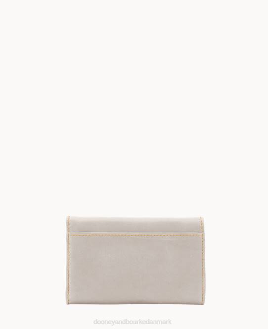 Dooney & Bourke florentinsk flap pung JV0J4110 tilbehør ecru