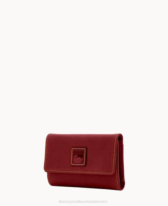 Dooney & Bourke florentinsk flap pung JV0J4111 tilbehør bordeaux