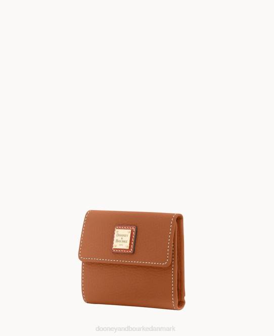 Dooney & Bourke lille flap pung med småsten JV0J4121 tilbehør karamel