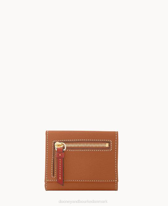 Dooney & Bourke lille flap pung med småsten JV0J4121 tilbehør karamel