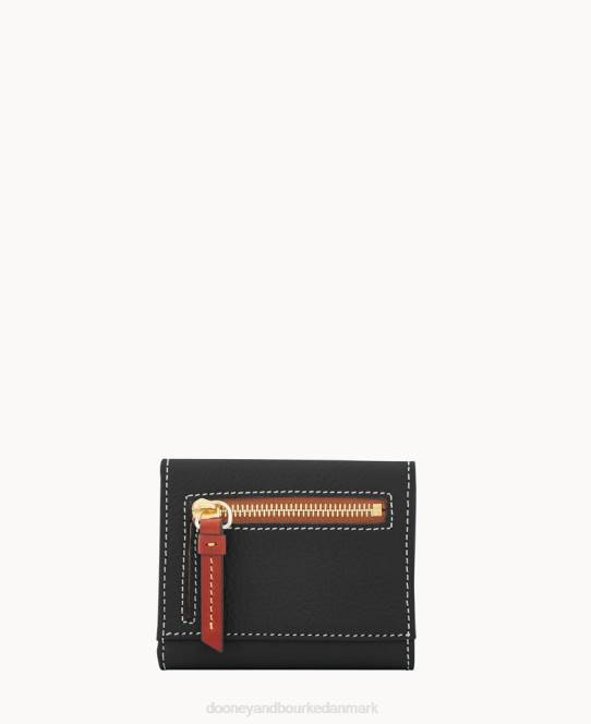 Dooney & Bourke lille flap pung med småsten JV0J4122 tilbehør sort