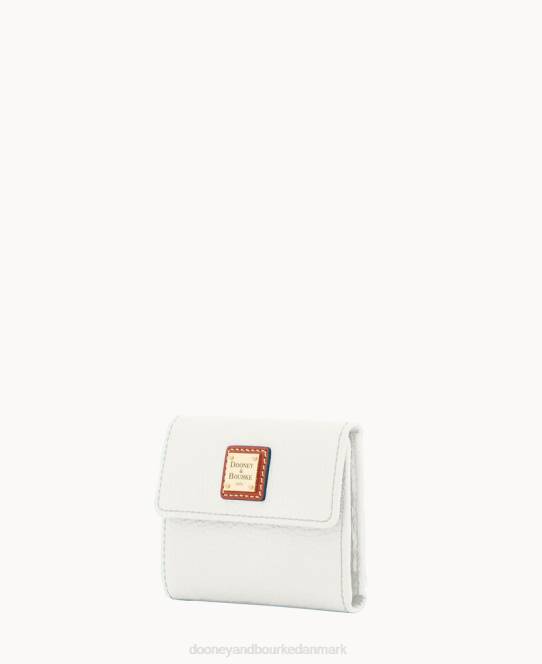 Dooney & Bourke lille flap pung med småsten JV0J4123 tilbehør hvid