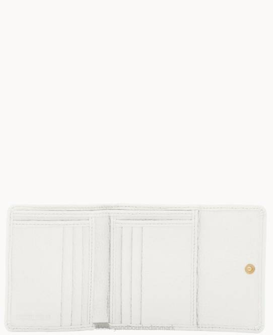 Dooney & Bourke lille flap pung med småsten JV0J4123 tilbehør hvid