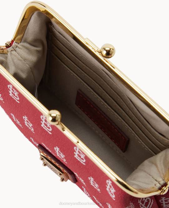 Dooney & Bourke mlb stor indrammet pung JV0J4762 tilbehør kardinaler